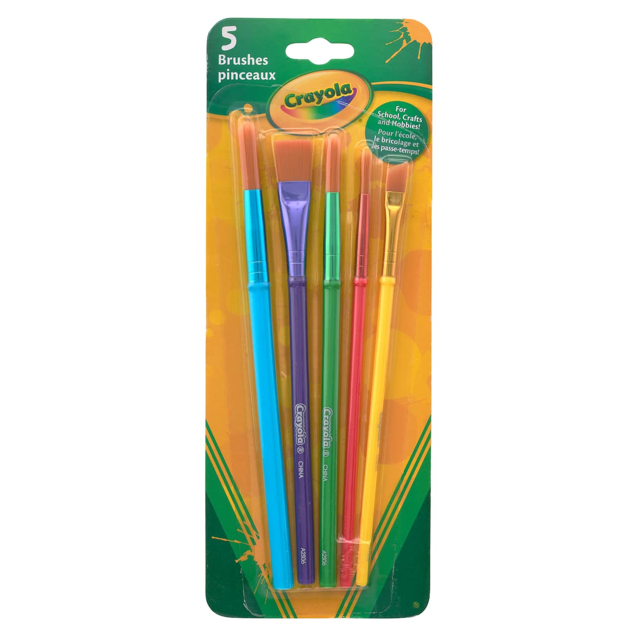 Ensemble de 5 pinceaux de Crayola